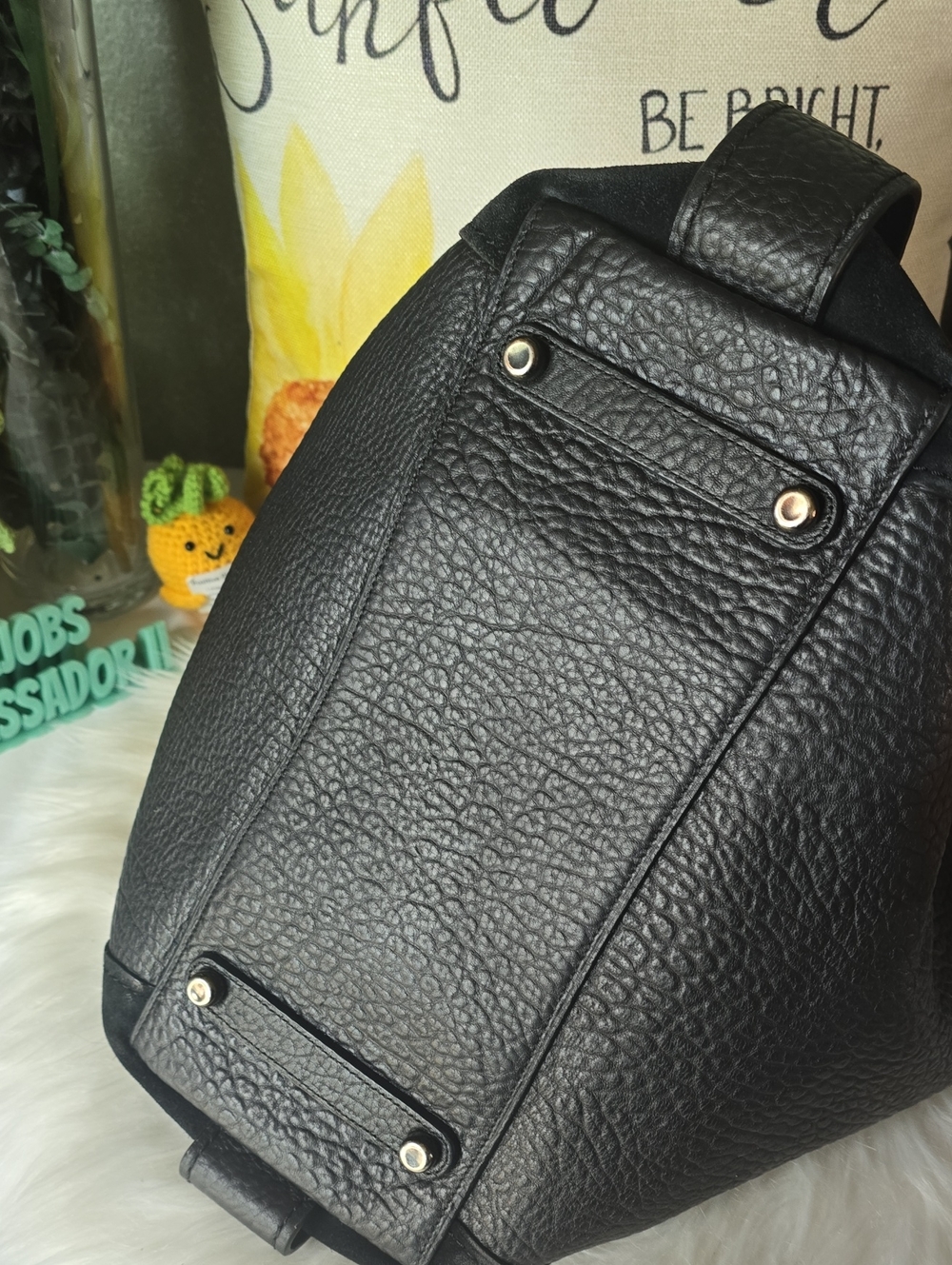 Coach Eddie 42 Suede And Pebbled Leather Tote - Picture 11 of 16